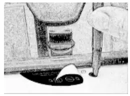 Drucker Diagnostics HORIZON 6 Flex 6 Flex FA Front Panel Label - button