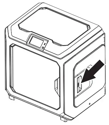 FLASHFORGE SZ20 ZN Creator 3 FDM 3D Printer - Install Filament 1
