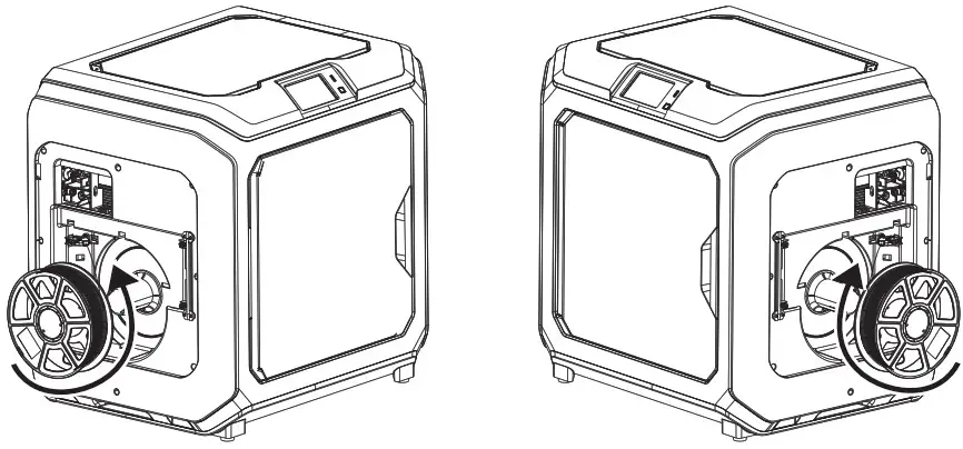FLASHFORGE SZ20 ZN Creator 3 FDM 3D Printer - Install Filament 3