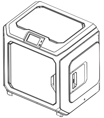 FLASHFORGE SZ20 ZN Creator 3 FDM 3D Printer - Install Filament 7