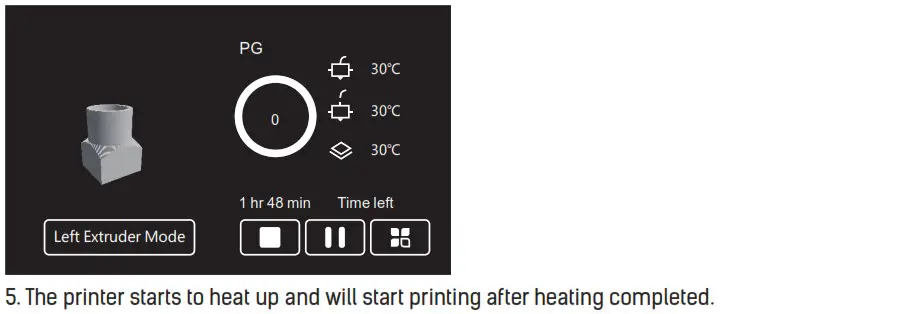 FLASHFORGE SZ20 ZN Creator 3 FDM 3D Printer - print 1