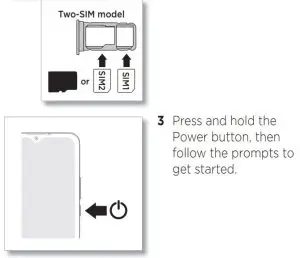 FIG 3 Put in the cards and power on