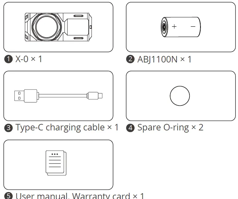 WUBEN Knight X-0 Easy Carry Light 1