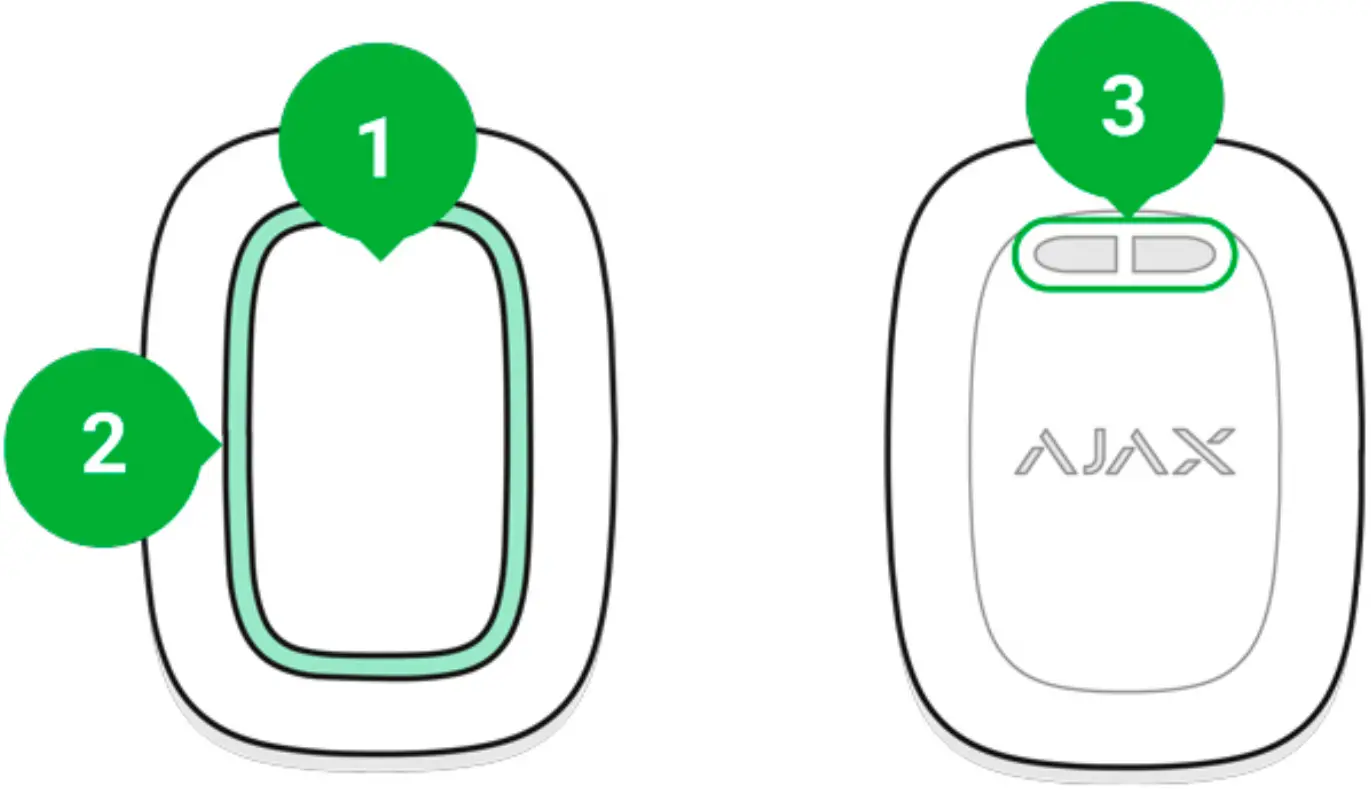 AJAX Button - Wireless Panic Button -FIG