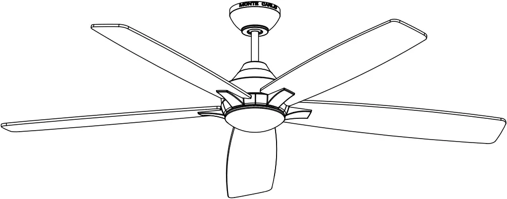 MONTE CARLO 5LWDSM60XXD Ceiling Fan