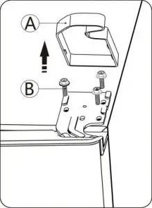 FIG 11 Reversing the fridge door