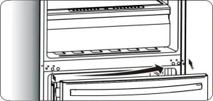 FIG 16 Reversing the fridge door