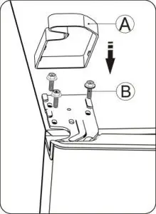 FIG 21 Reversing the fridge door