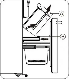 FIG 23 Freezer Door Removal