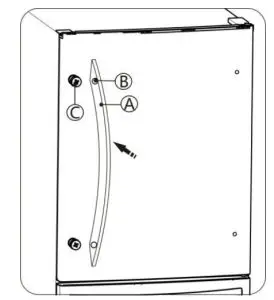 FIG 6 Installing the handles