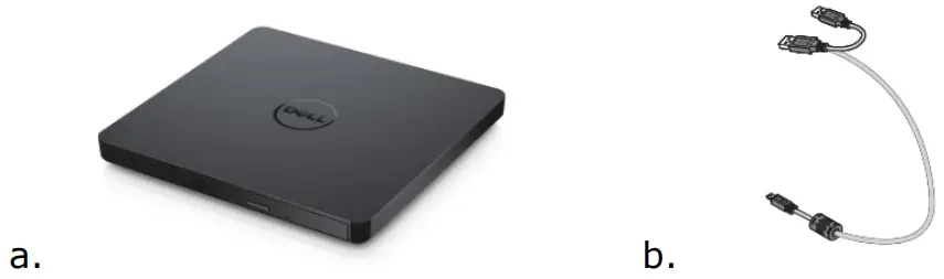 DELL DR316 External USB Slim DVD-ROM Optical Drive -fig