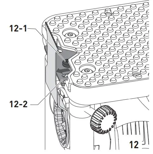 FESTOOL OSC 18 Cordless Oscillator Instructions - Loosen the screw