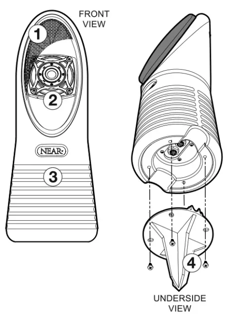 NEAR IG4M All-Environment In-Ground Outdoor Loudspeaker - figure 2