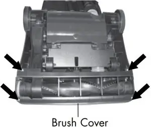 Checking rotating floor brush Instructions