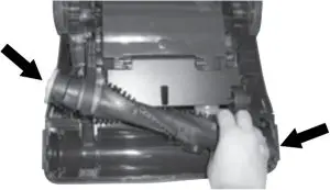 Checking rotating floor brush Instructions