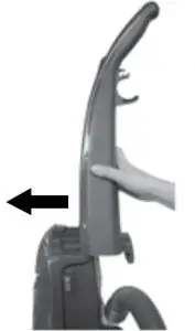 Attaching handle to vacuum Instructions