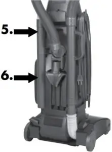Attaching vacuum hose and Tools Instructions