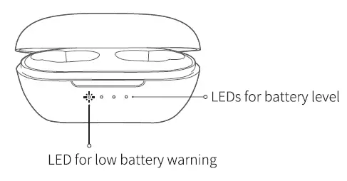 LED on Charging Case
