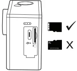 COSTCO 20963 Explore One 4K Action Camera with WiFi - MicroFlash card