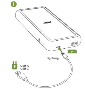 mophie HNCQTAQ7Z8 Powerstation Plus XL Made For Apple - FIGURE 1