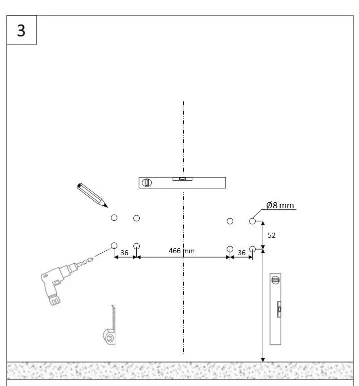 Better Bathroom BeBa_27638 Roxbi 600mm Wall Hung Basin Vanity Unit fig7