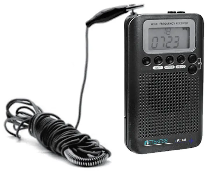 RETEKESS TR105 Airband Radio - External Antenna