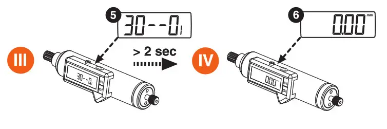 EMUGE Thread Depth Plug Gauge Digital IW- changing the battery 2