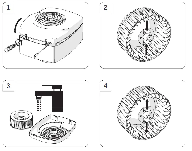 envirovent 230V - IPX4 Felter Extract Fan FIG 10