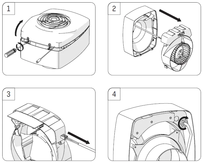 envirovent 230V - IPX4 Felter Extract Fan FIG 6