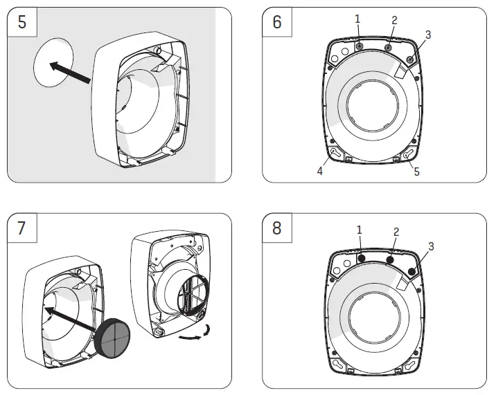 envirovent 230V - IPX4 Felter Extract Fan FIG 7