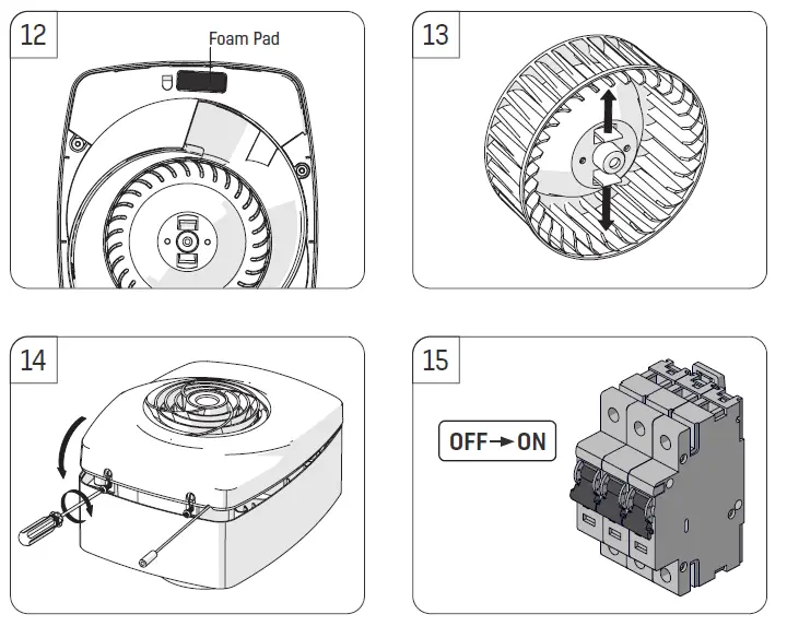 envirovent 230V - IPX4 Felter Extract Fan FIG 9