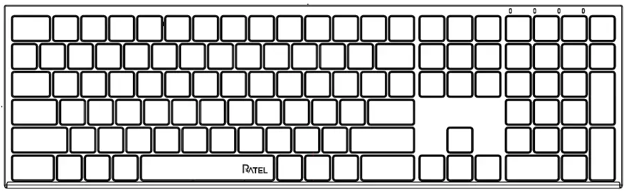 RATEL K31G 2.4G Wireless Keyboard