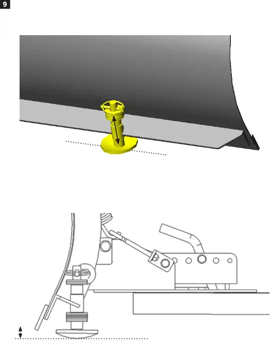 HAMRON 003-067 ATV Snow Balde- 9