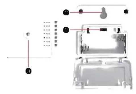 JINGHE MC46 Wireless Indoor Outdoor Digital Hygrometer Thermometer - Outdoor Sensor