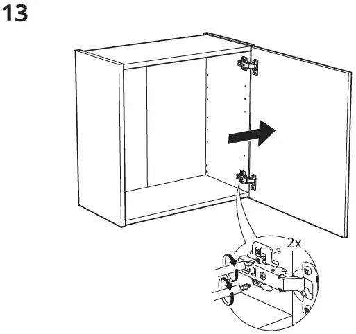 IKEA 904.404.29 ENHET Wall Cabinet with 1 Fig11