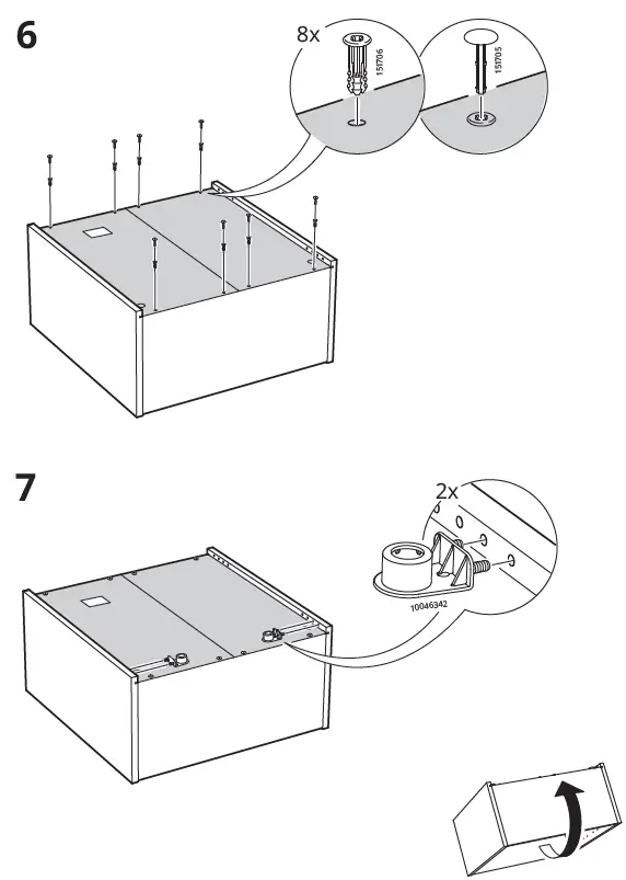 IKEA 904.404.29 ENHET Wall Cabinet with 1 Fig6