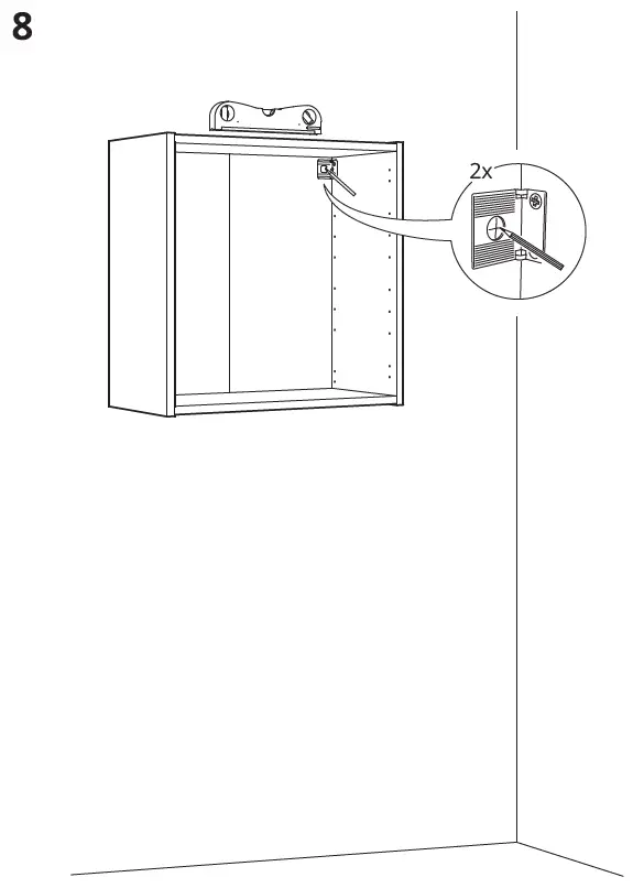 IKEA 904.404.29 ENHET Wall Cabinet with 1 Fig7