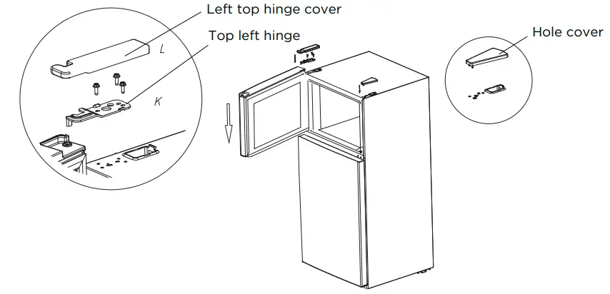 Midea- MRT18S2AWW -18 -Cu.- Ft.- Top -Mount- Freezer- Refrigerator-fig 13