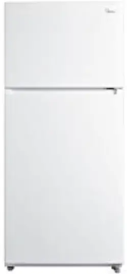 Midea- MRT18S2AWW -18 -Cu.- Ft.- Top -Mount- Freezer- Refrigerator-fig