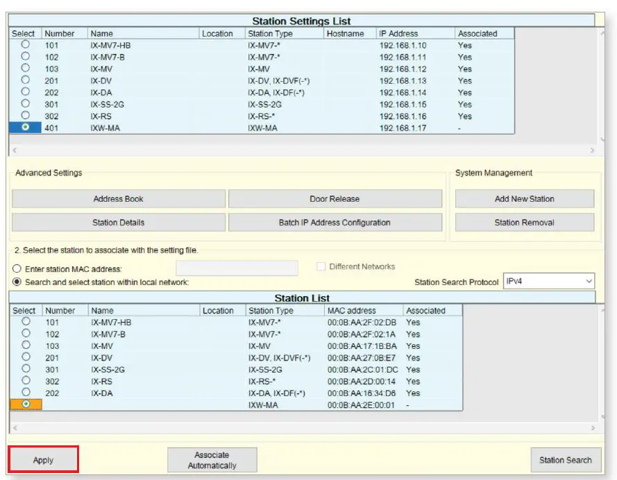 AIPHONE IX- Series IXW-MA IP- Video- Intercom- System- fig 13