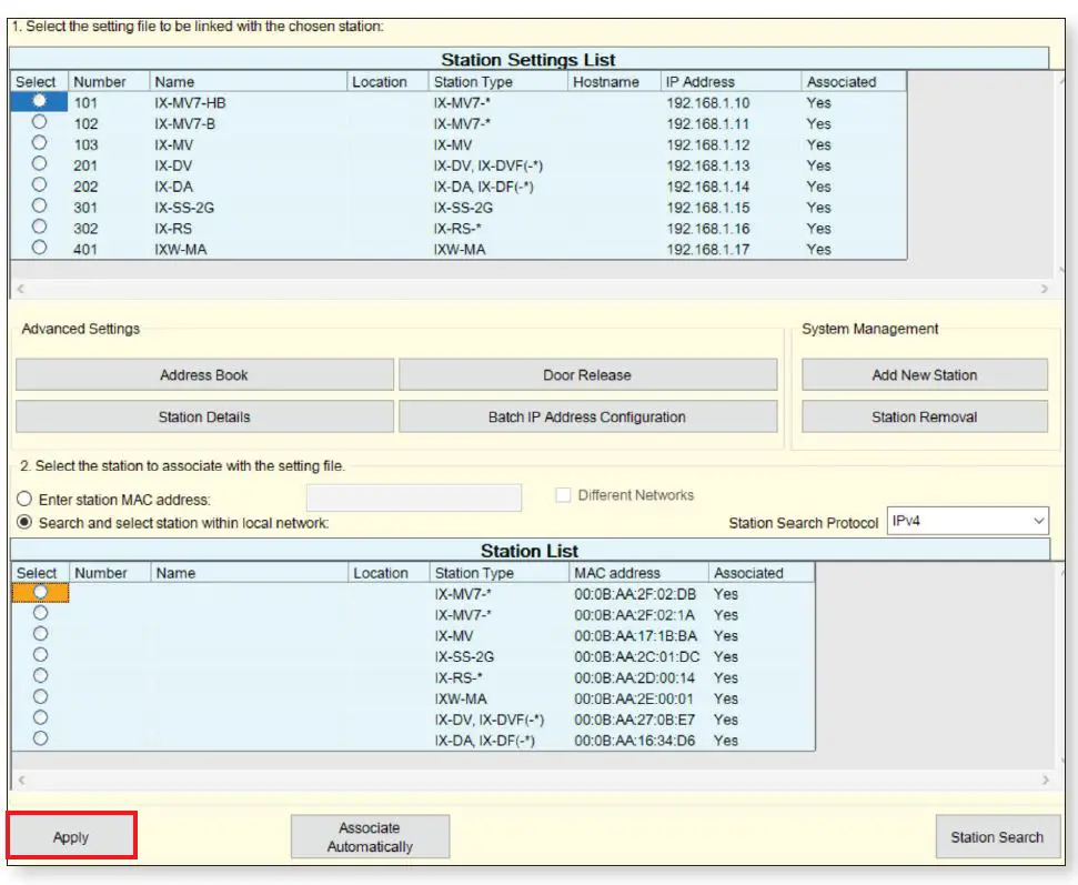 AIPHONE IX- Series IXW-MA IP- Video- Intercom- System- fig 6