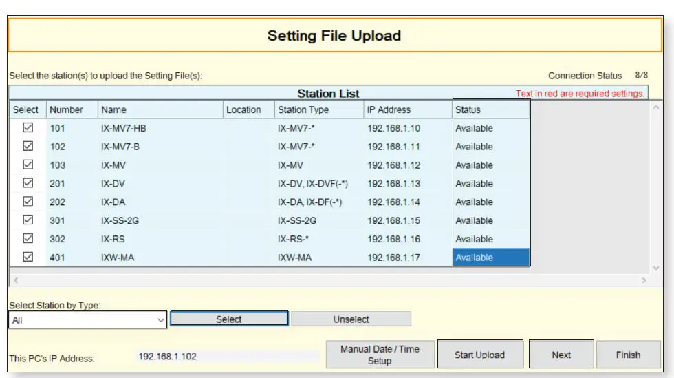AIPHONE IX- Series IXW-MA IP- Video- Intercom- System- fig 8