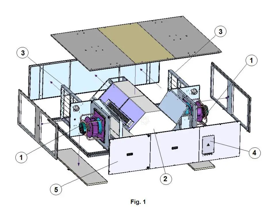 aerauliqa QRCE Series Ventilation Unit With High Efficiency Heat Recovery 1