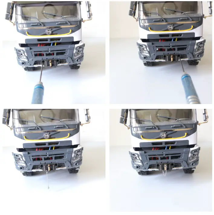 AMEWi 22551 RC Heavy Haul Truck - INSTALL BAUMPER 11