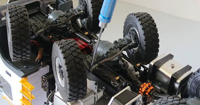 AMEWi 22551 RC Heavy Haul Truck - STEERING TEST 3