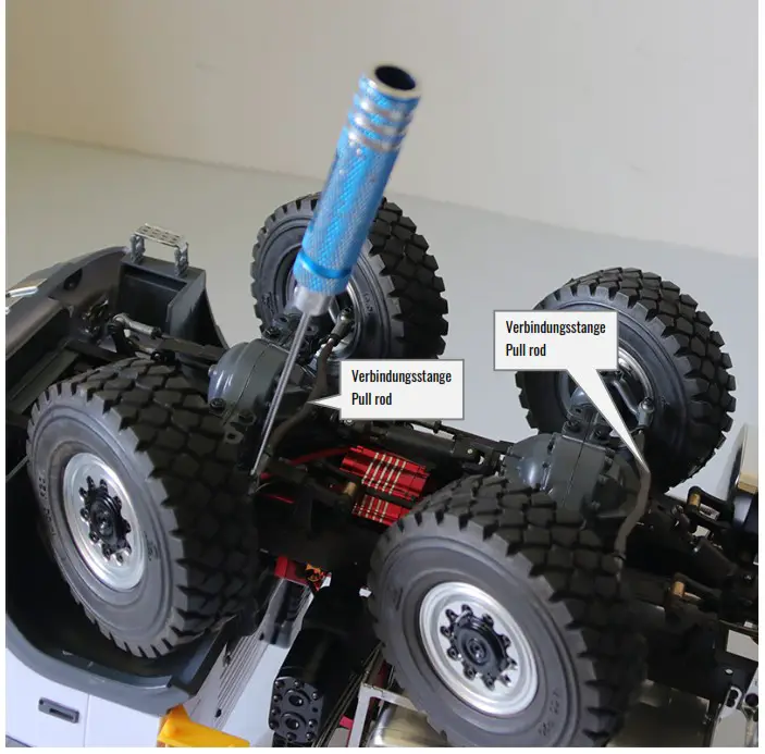 AMEWi 22551 RC Heavy Haul Truck - STEERING TEST
