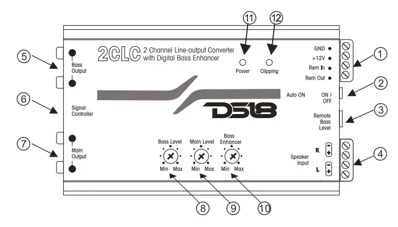 DS18-2CLC 2-Inch-Line-Output-Converter-with-Digital-Bass-Enhancer-1