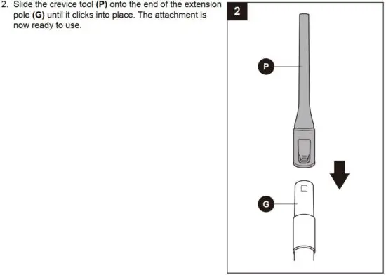 FIG 10 How to use the stick vacuum cleaner