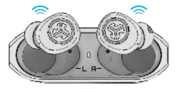 JLAB Go Air Wireless Earbuds - power