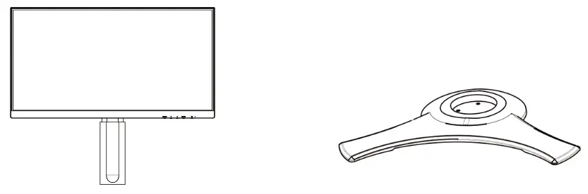 HANNspree HP248UJB Privacy Screen Protector Film Compatible - CHECKING THE CONTENTS OF THE PACKAGE 1